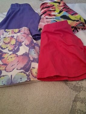 4T Sizes,Girls Colorful Pull-On Skirt - Pink, Purple, Multicolor